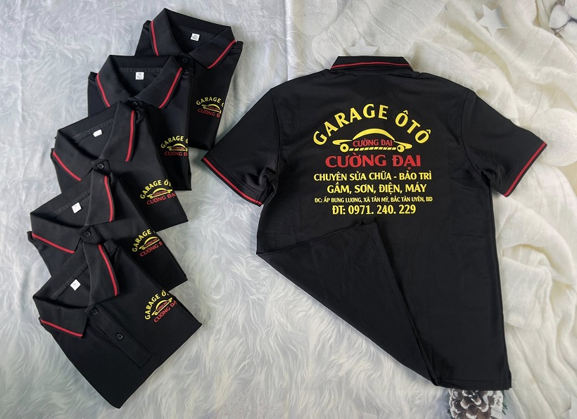 BST Polo poly basic 1 sọc