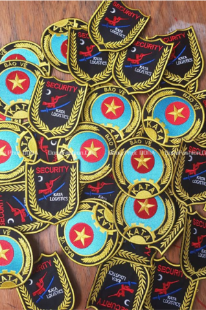 Thêu logo công ty bảo vệ