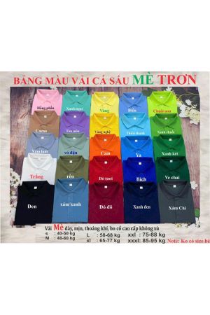 BST Polo cá sấu mè basic