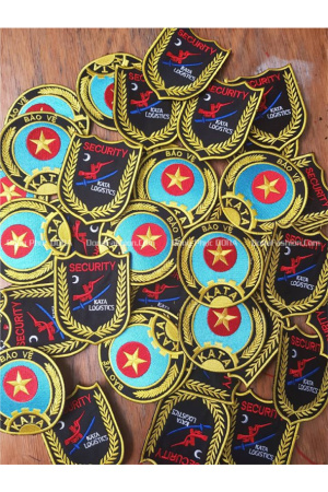 Thêu logo công ty bảo vệ