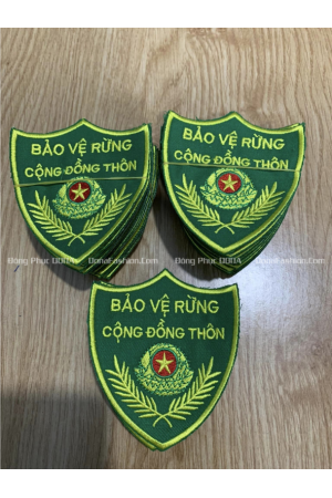 Thêu logo BẢO VỆ RỪNG