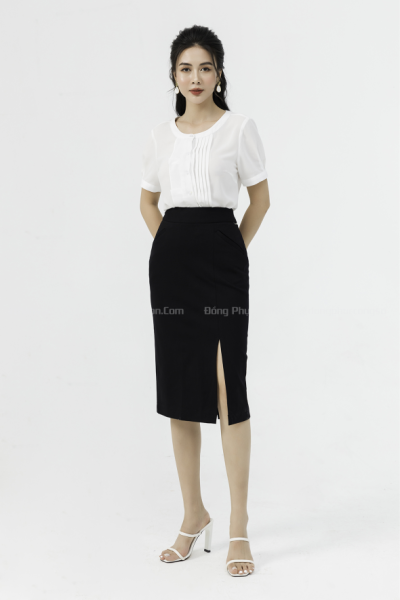 CHÂN VÁY XẺ TÚI MỔ